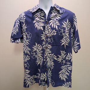 Blue Floral Men's Shirt